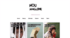 Desktop Screenshot of noumagazine.com