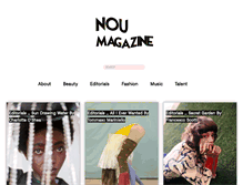 Tablet Screenshot of noumagazine.com